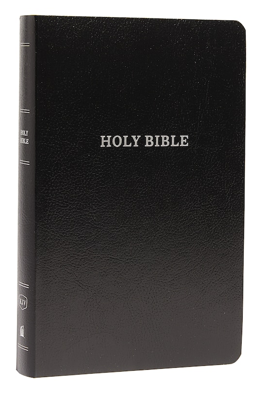 Couverture_KJV Holy Bible: Gift and Award, Black Leather-Look, Red Letter, Comfort Print: King James Version
