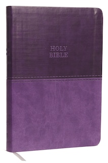 Front cover_KJV Holy Bible: Value Large Print Thinline, Purple Leathersoft, Red Letter, Comfort Print: King James Version