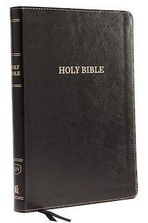 Front cover_KJV Holy Bible: Large Print Thinline, Black Leathersoft, Red Letter, Comfort Print: King James Version