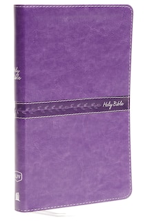 Front cover_KJV, Thinline Bible, Leathersoft, Purple, Red Letter, Comfort Print
