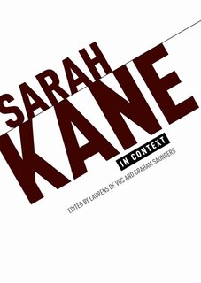 Front cover_Sarah Kane in context