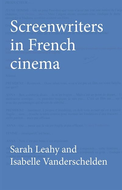 Front cover_Screenwriters in French cinema