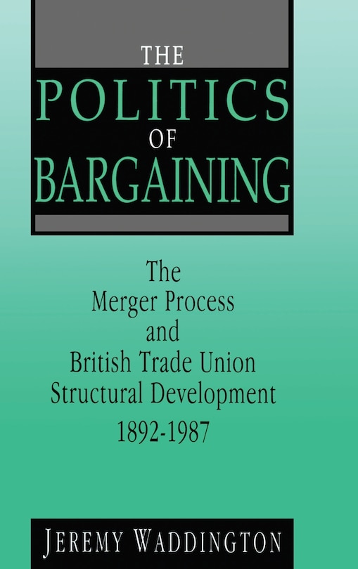 Couverture_The Politics of Bargaining