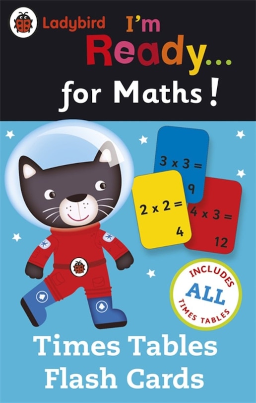 Front cover_I'm Ready For Maths Time Tables Flash Cards