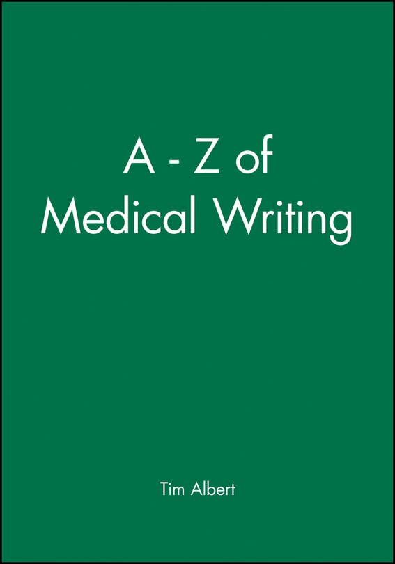 Couverture_A - Z of Medical Writing