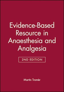 Couverture_Evidence-based Resource in Anaesthesia and Analgesia