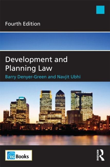 Front cover_Development and Planning Law