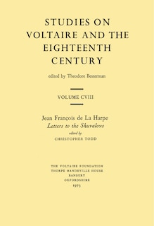 Front cover_Jean François de la Harpe, 'Letters to the Shuvalovs'