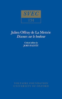 Front cover_Julien Offray de La Mettrie, 'Discours sur le bonheur'