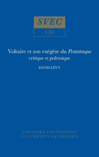 Couverture_Voltaire et son ex�g�se du Pentateuque