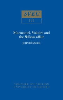 Front cover_Marmontel, Voltaire and the 'B�lisaire' Affair