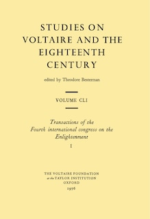Front cover_Transactions of the Fourth international congress on the Enlightenment / Compte rendu du Quatrième Congrès International sur Le Siècle des Lumières