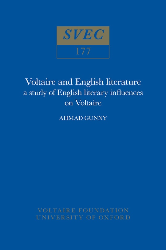 Front cover_Voltaire and English Literature