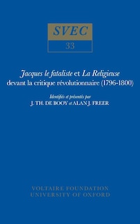 Front cover_Jacques le fataliste et La Religieuse devant la critique r�volutionnaire (1796-1800)