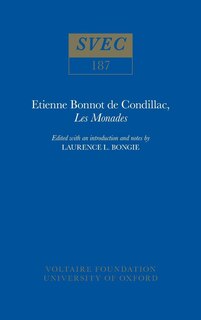 Couverture_Etienne Bonnot de Condillac, 'Les Monades'