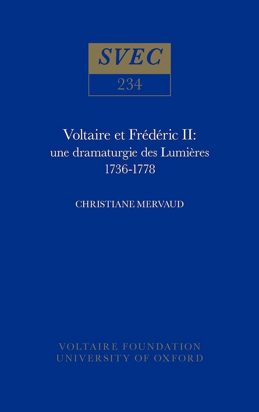 Front cover_Voltaire et Fr�d�ric II