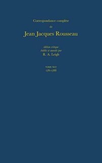 Couverture_Correspondance compl�te de Rousseau (Complete Correspondence of Rousseau) 45