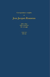 Front cover_Correspondance compl�te de Rousseau (Complete Correspondence of Rousseau) 46
