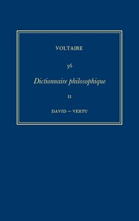 Front cover_Œuvres complètes de Voltaire (Complete Works of Voltaire) 36