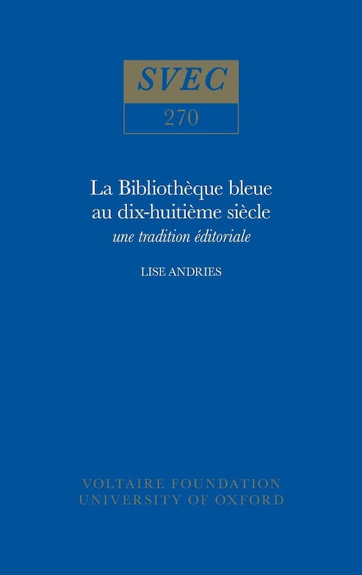 Couverture_La Biblioth�que bleue au dix-huiti�me si�cle