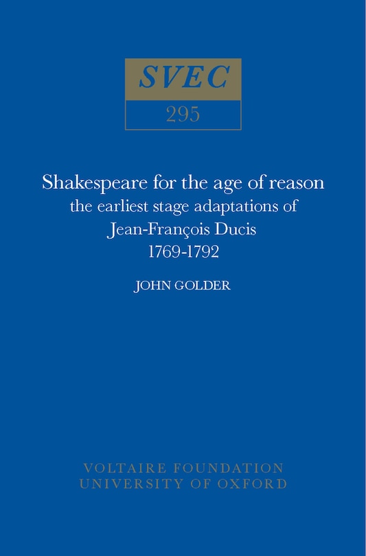 Front cover_Shakespeare For The Age Of Reason