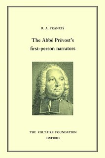 Couverture_The Abbe Prevost's First-Person Narrators
