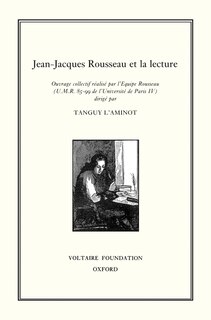Couverture_Jean-Jacques Rousseau et la Lecture