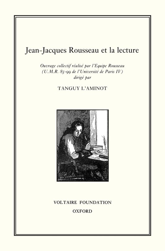 Couverture_Jean-Jacques Rousseau et la Lecture