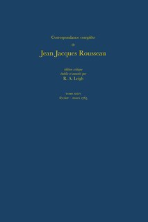 Front cover_Correspondance complète de Rousseau (Complete Correspondence of Rousseau) 24