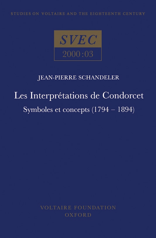 Front cover_Les Interpr�tations de Condorcet