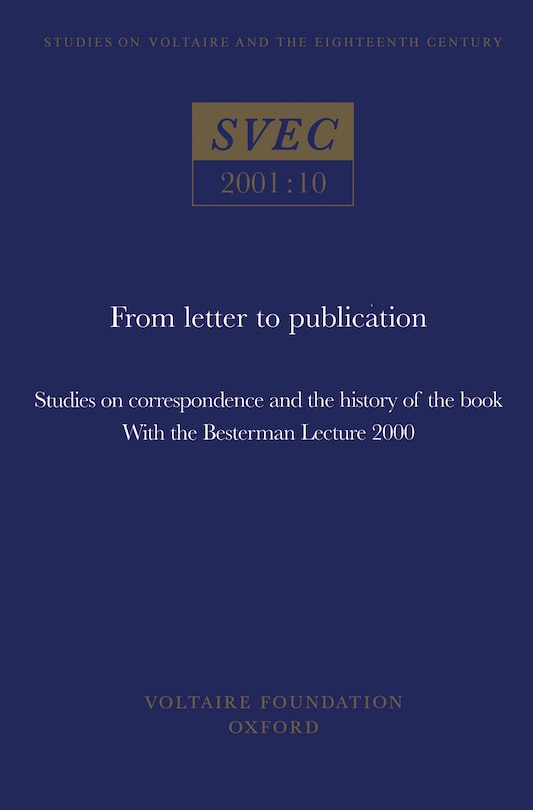 Couverture_From Letter to Publication