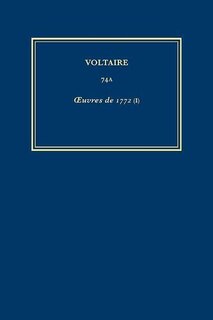Front cover_Œuvres complètes de Voltaire (Complete Works of Voltaire) 74A