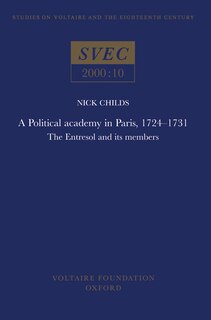 Front cover_Political Academy in Paris, 1724 - 1731