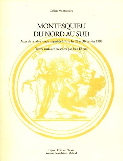 Front cover_Montesquieu du Nord au Sud