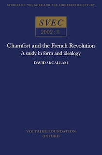 Front cover_Chamfort and the French Revolution