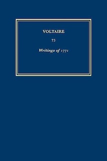 Couverture_Œuvres complètes de Voltaire (Complete Works of Voltaire) 73