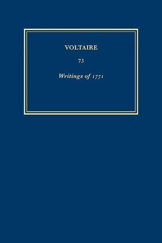 Couverture_Œuvres complètes de Voltaire (Complete Works of Voltaire) 73