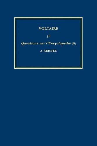 Couverture_Œuvres complètes de Voltaire (Complete Works of Voltaire) 38