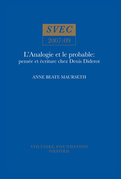 Front cover_L'Analogie et le probable