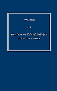Front cover_Œuvres complètes de Voltaire (Complete Works of Voltaire) 42A