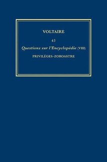 Couverture_Œuvres complètes de Voltaire (Complete Works of Voltaire) 43