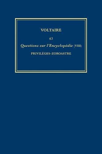 Couverture_Œuvres complètes de Voltaire (Complete Works of Voltaire) 43