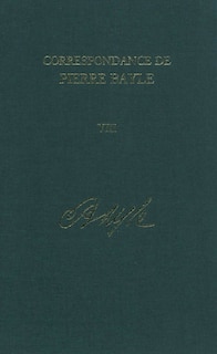 Front cover_Correspondance de Pierre Bayle: 8