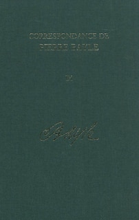 Front cover_Correspondance de Pierre Bayle: Tome neuviaeme