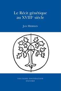 Front cover_Le R�cit g�n�tique au XVIIIe si�cle