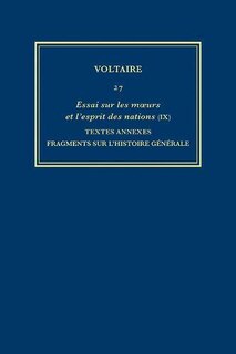 Couverture_Œuvres compltes de Voltaire (Complete Works of Voltaire) 27