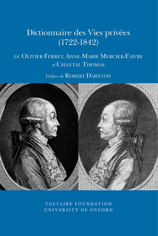 Front cover_Dictionnaire des Vies priv�es (1722-1842)