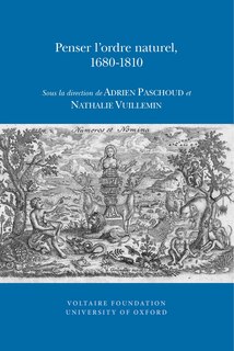 Couverture_Penser I'ordre naturel, 1680-1810