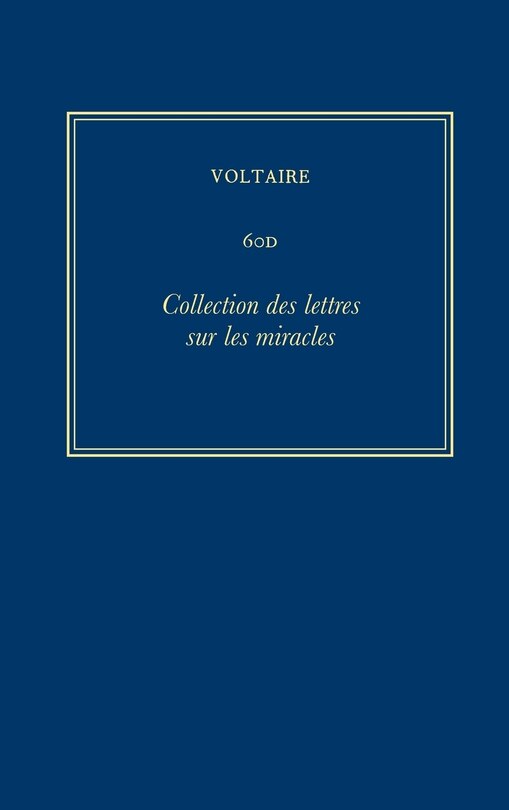 Front cover_Œuvres complètes de Voltaire (Complete Works of Voltaire) 60D