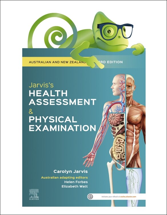 Front cover_Elsevier Adaptive Quizzing for Jarvis's Physical Examination and Health Assessment 3rd Australia and New Zealand Edition - Access Card, 1e